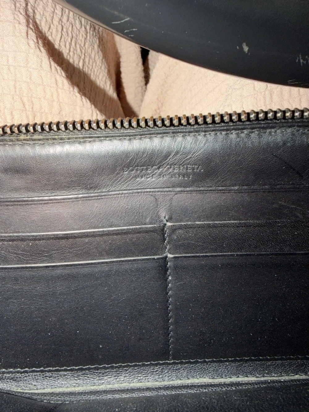 GORGEOUS VINTAGE BOTTEGA INTRECCIATO LONG VENETA NAPA LEATHER ZIPPERED WALLET - Picture 12 of 12